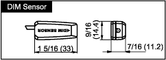 VSD concpet dim sensor size
