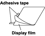 Remove the film from the separater