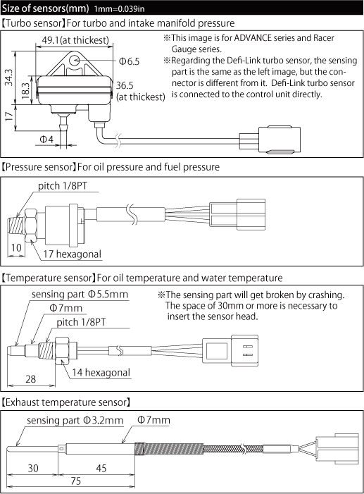 Defi Tachometer Wiring Diagram from www.defi-shop.com