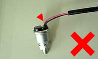 Pressure sensor (common for Oil Pressure gauge and Fuel Pressure gauge) bad example