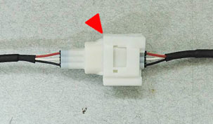 Caution for installing the sensor wire connector