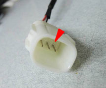 Caution for installing the sensor wire connector