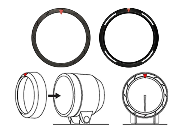 Regular position bezel