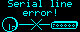 serial error